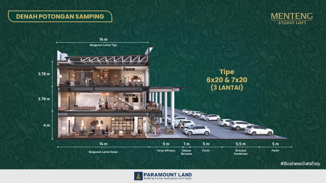 Dijual Menteng Studio Loft 33 0013