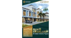 Dijual Cimanggis Golf Estate - Ruko Eksklusif Di Jalan Utama Tapos 1 eeeeeeeee