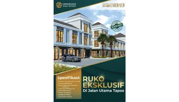 Dijual Cimanggis Golf Estate - Ruko Eksklusif Di Jalan Utama Tapos