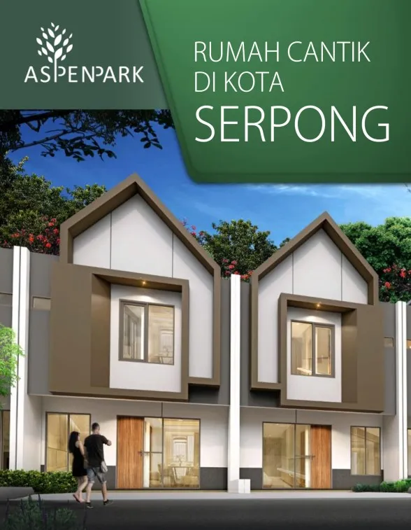 Dijual Rumah Cantik Di Kota Serpong ASPEN PARK  fsedfsfsdfsd